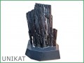 Turmalin - Schörl Kristall mit Holzsockel - Schaustück der Extraklasse